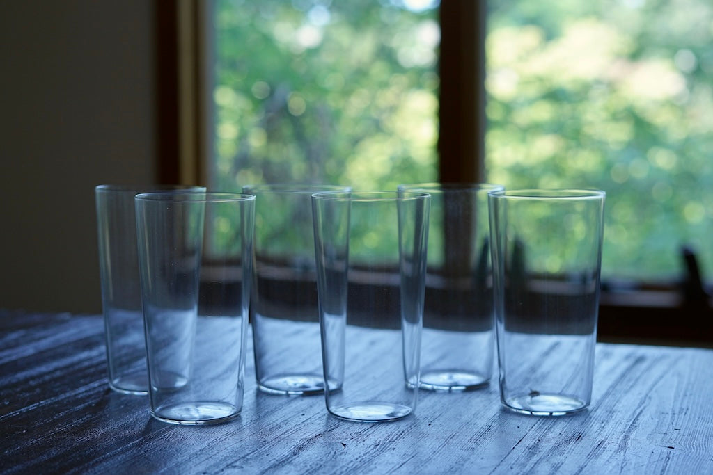 Thin Glass Tumbler 12 oz set of 6