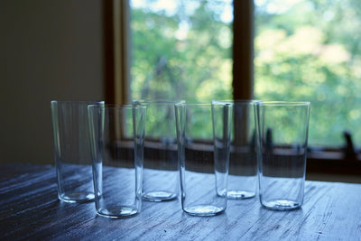 Thin Glass Tumbler 14 oz set of 6