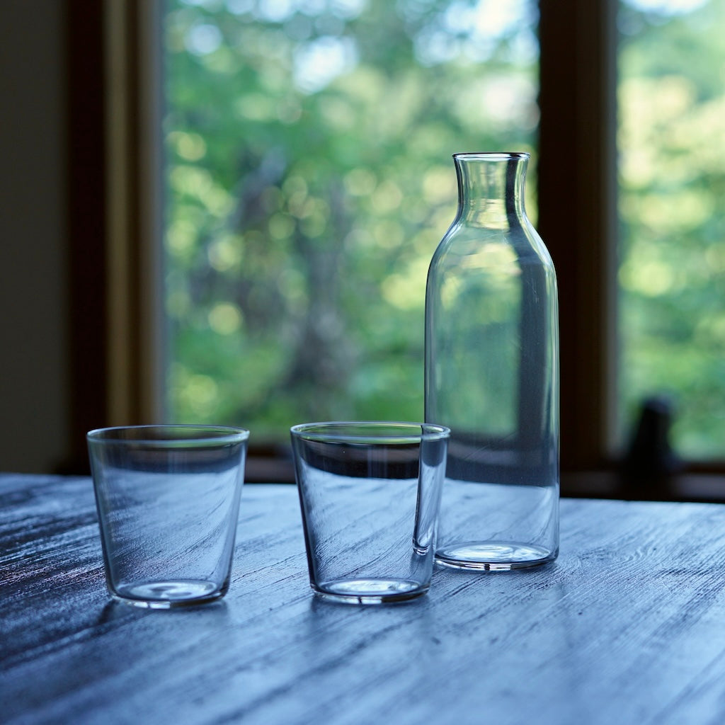 Thin Glass Sake Bottle
