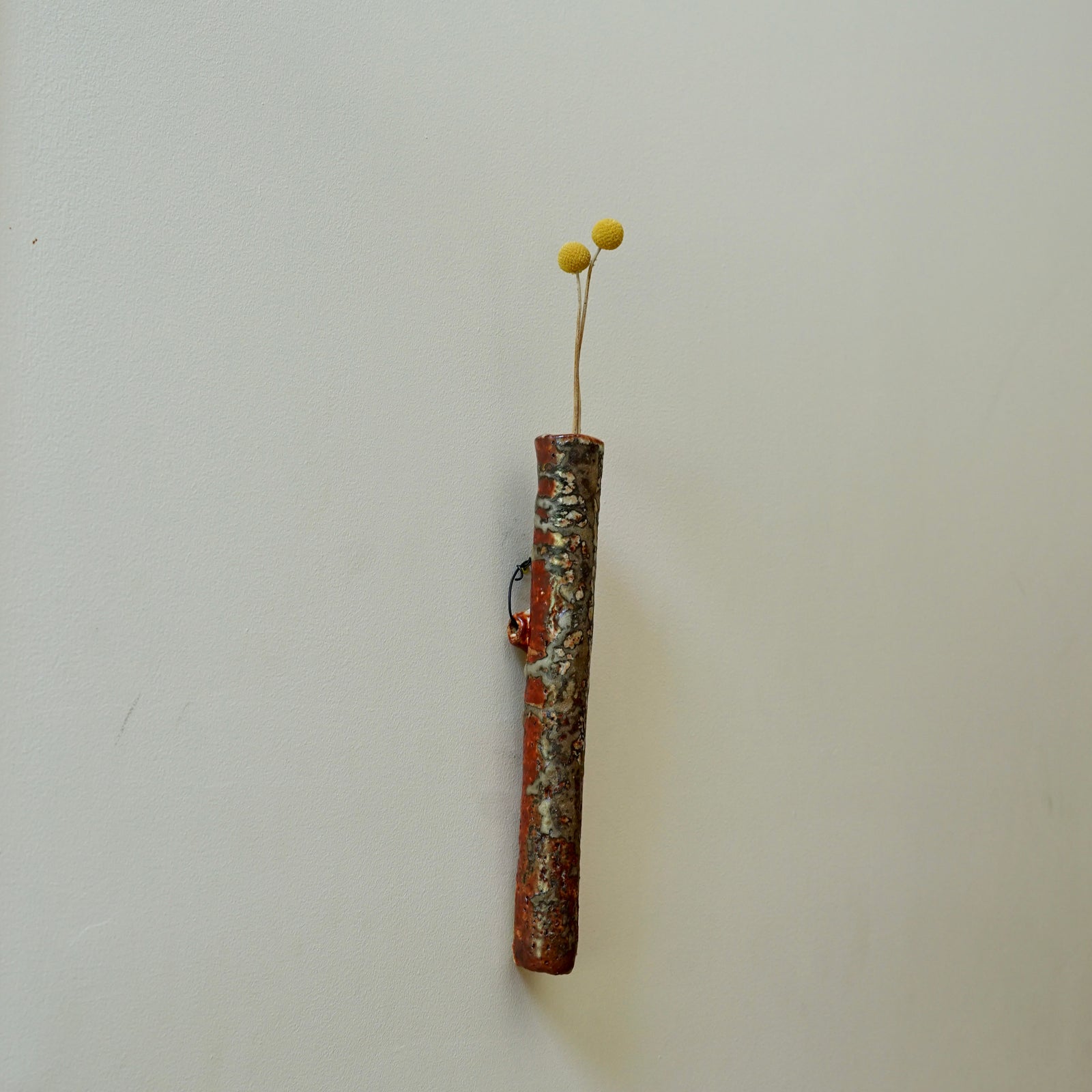 Wood Fired Hanging Flower Vase #FQ762