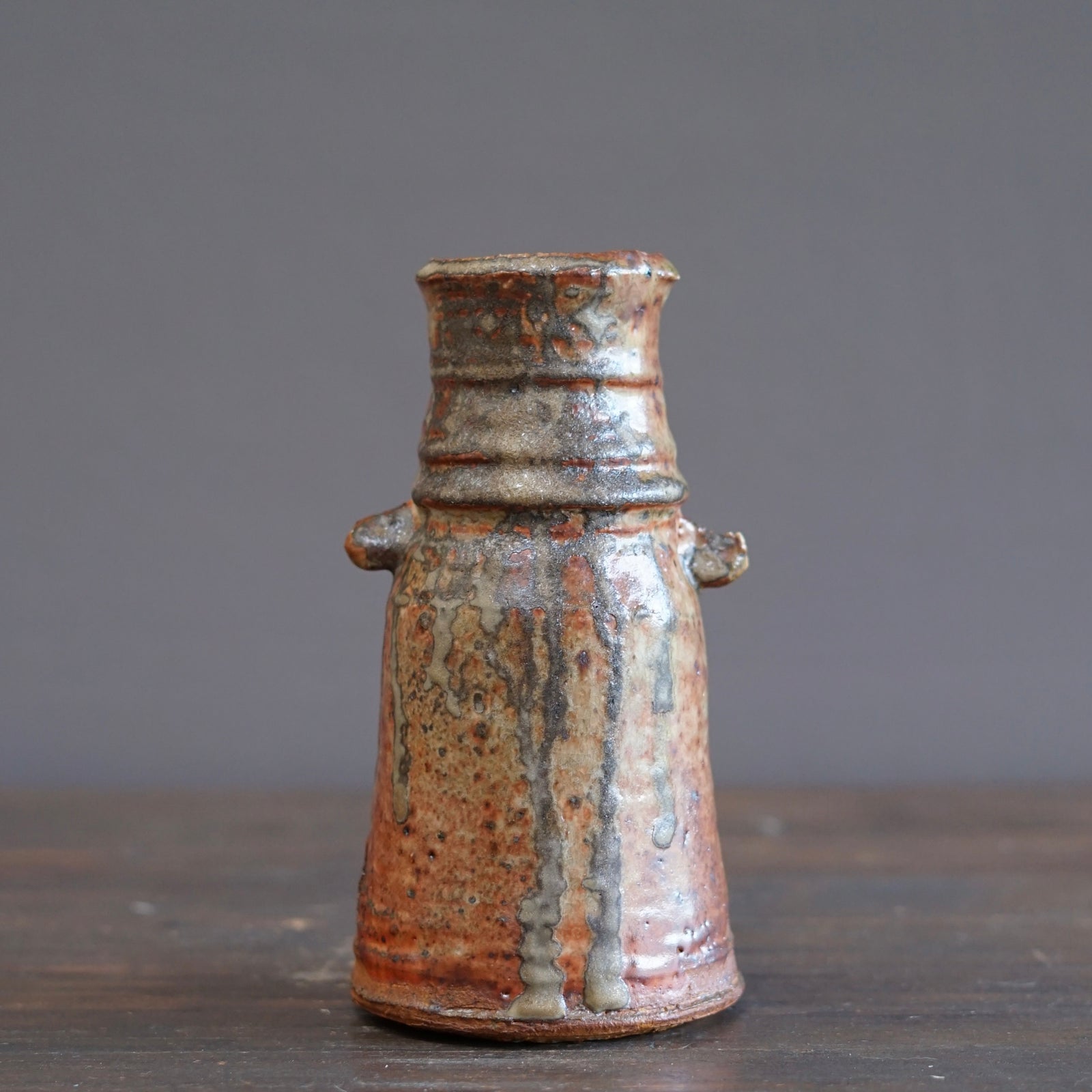 Wood Fired Flower Vase #FQ761A