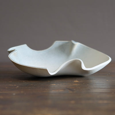 Sea Foam Wave Plate Large #KY119