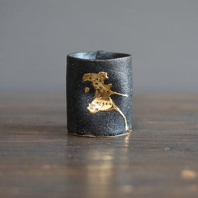 Gilded Earth YUNOMI Tea Cup #HT473A