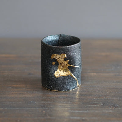 Gilded Earth YUNOMI Tea Cup #HT473A