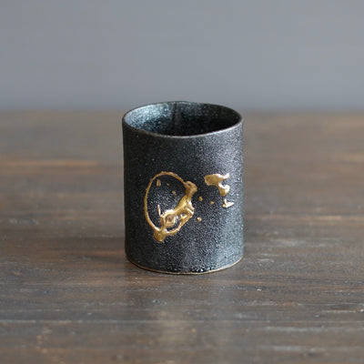 Gilded Earth YUNOMI Tea Cup #HT473B