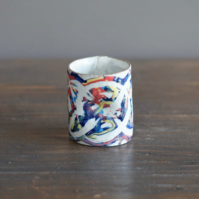 Rainbow YUNOMI Tea Cup #HT472A