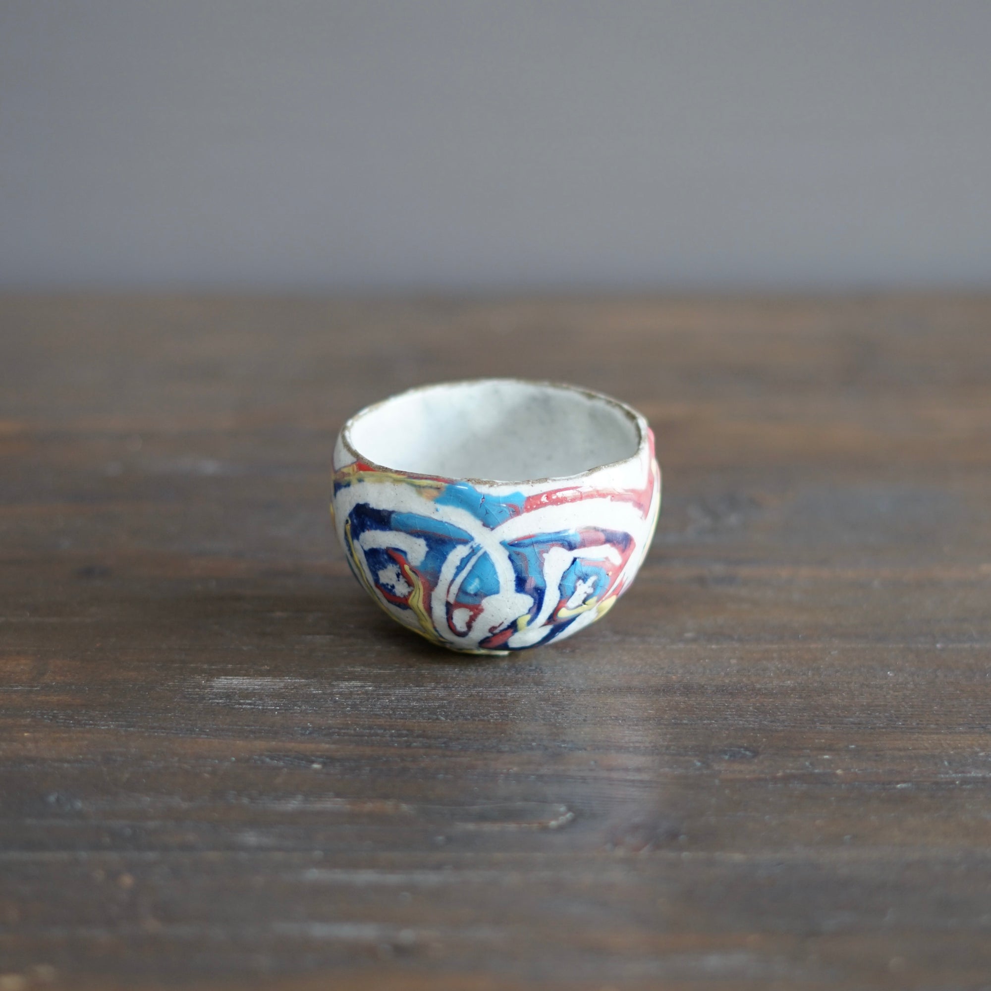 Round Rainbow Tea Cup #HT475C