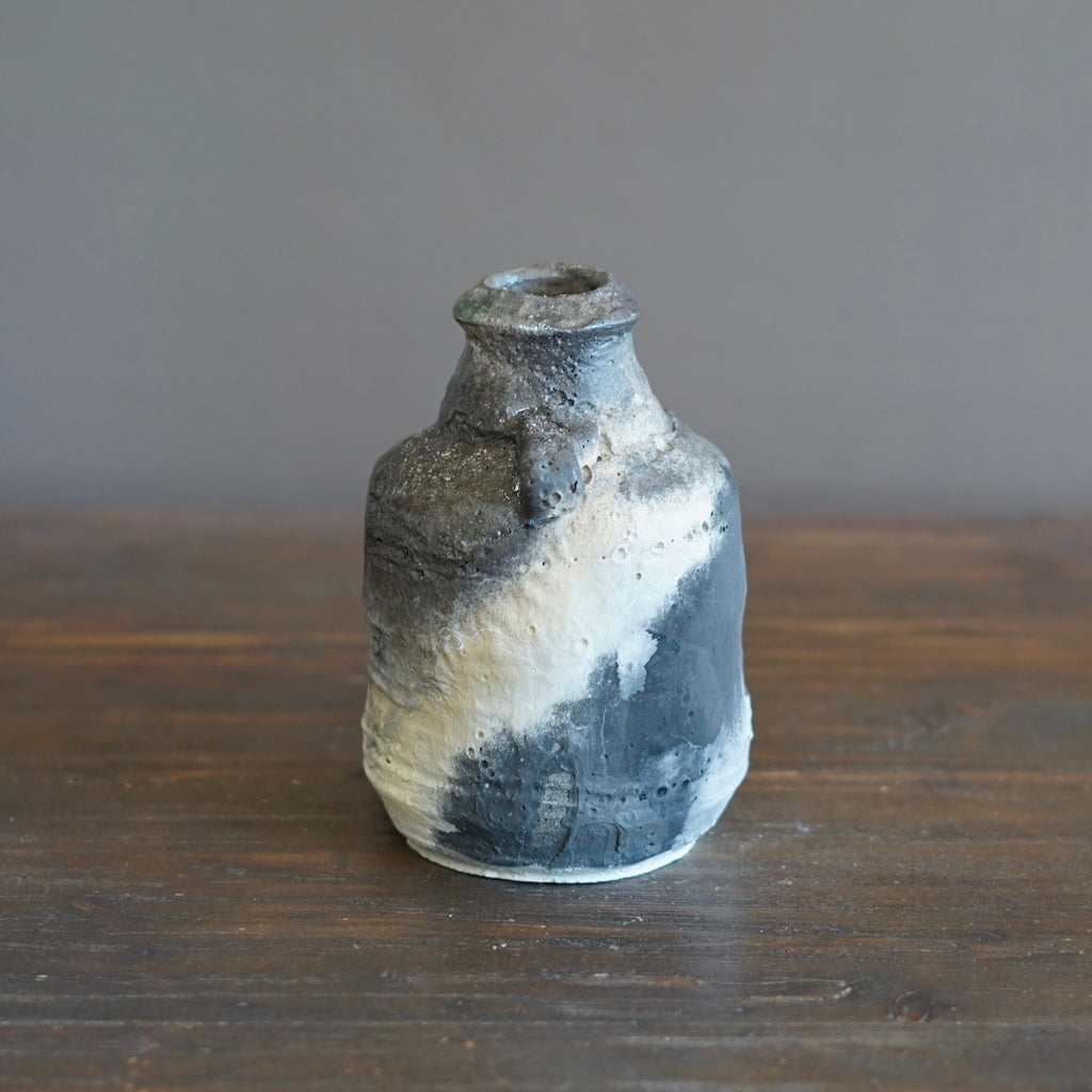 Wood Fired Flower Vase #FQ731C