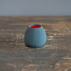 Mini Dino Vase Gray / Red #JT280J