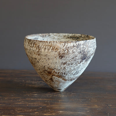 Hand Coiled Large Flower Vase #AK001