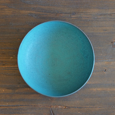Blue Shallow Bowl #KT123A