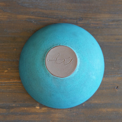 Blue Shallow Bowl #KT123B