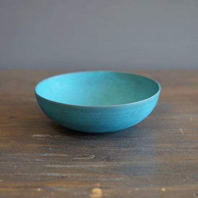 Blue Shallow Bowl #KT123C