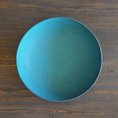 Blue Shallow Bowl #KT123C