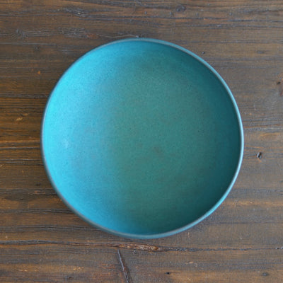 Blue Shallow Bowl #KT123D