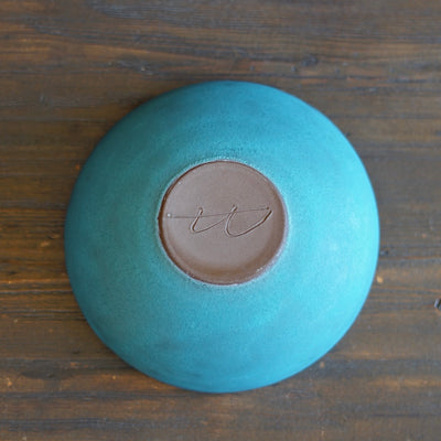 Blue Shallow Bowl #KT123D