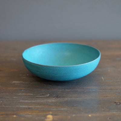 Blue Shallow Bowl #KT123E