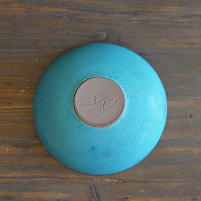 Blue Shallow Bowl #KT123E