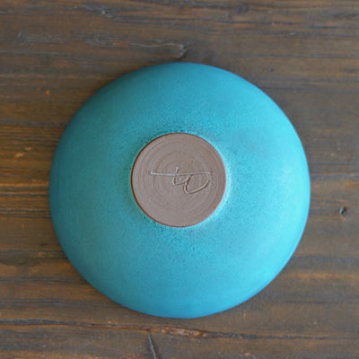 Blue Shallow Bowl #KT123F