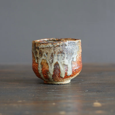 Wood Fired Tea Bowl #FQ724B