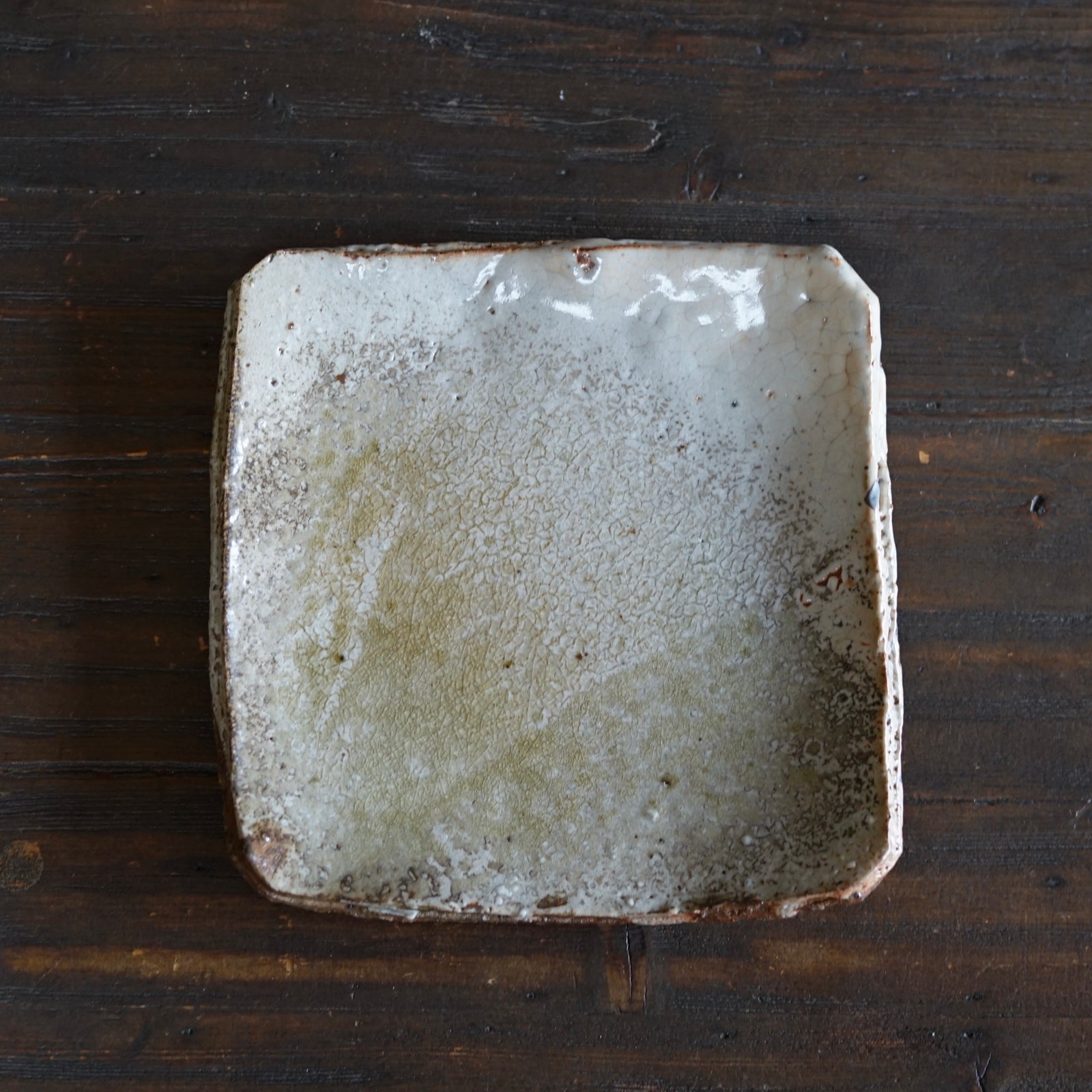 Wood Fired Square Plate #FQ725B