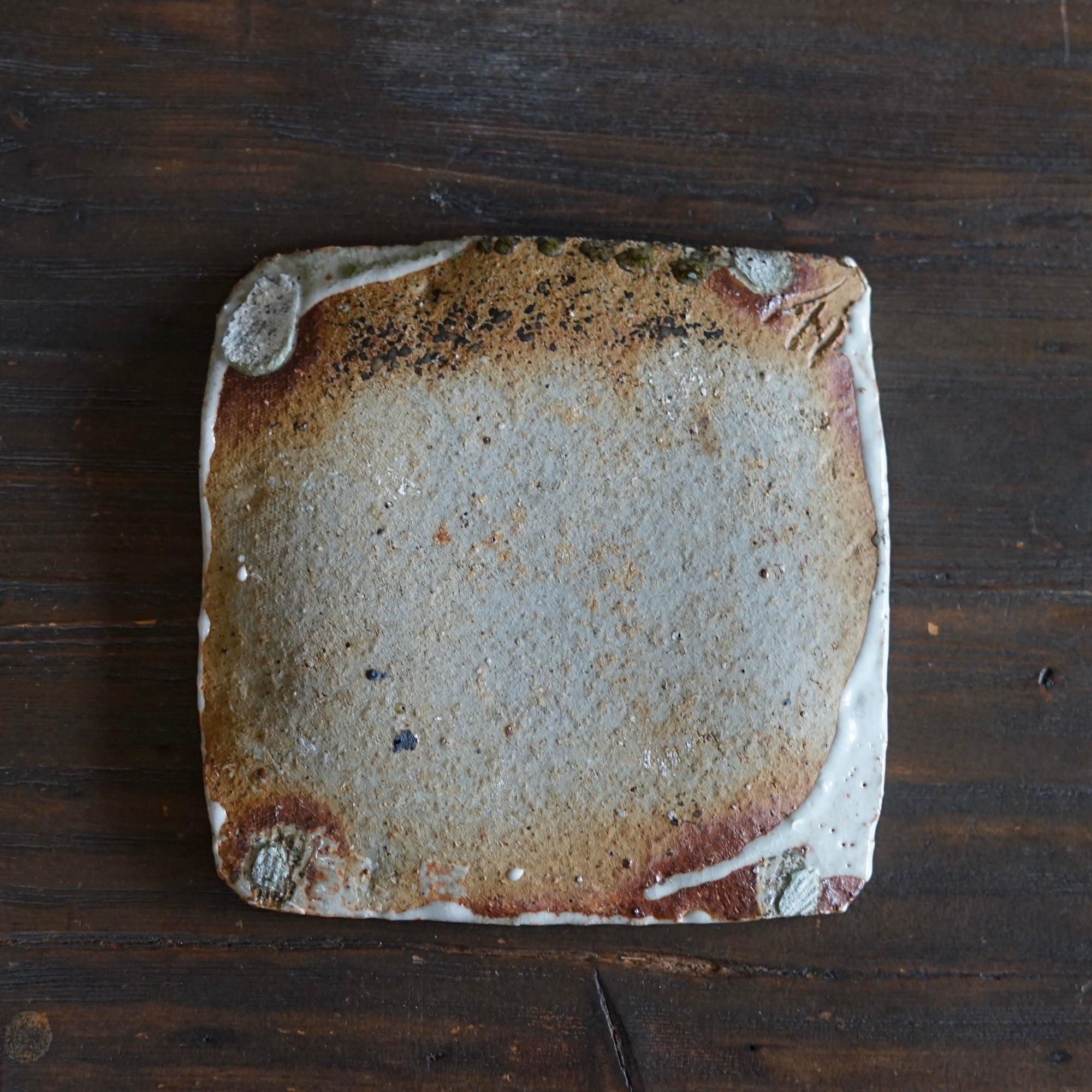 Wood Fired Square Plate #FQ725C