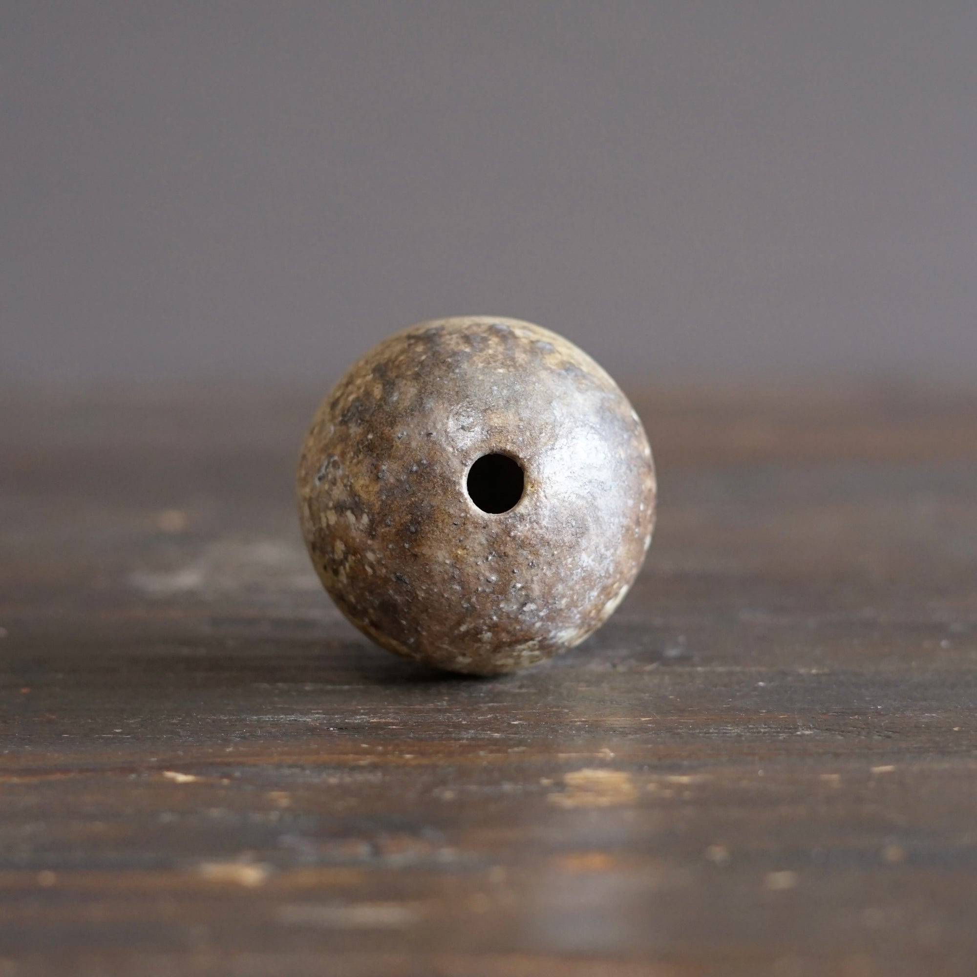 Wood Fired Seed Pod Bud Vase #KY250D