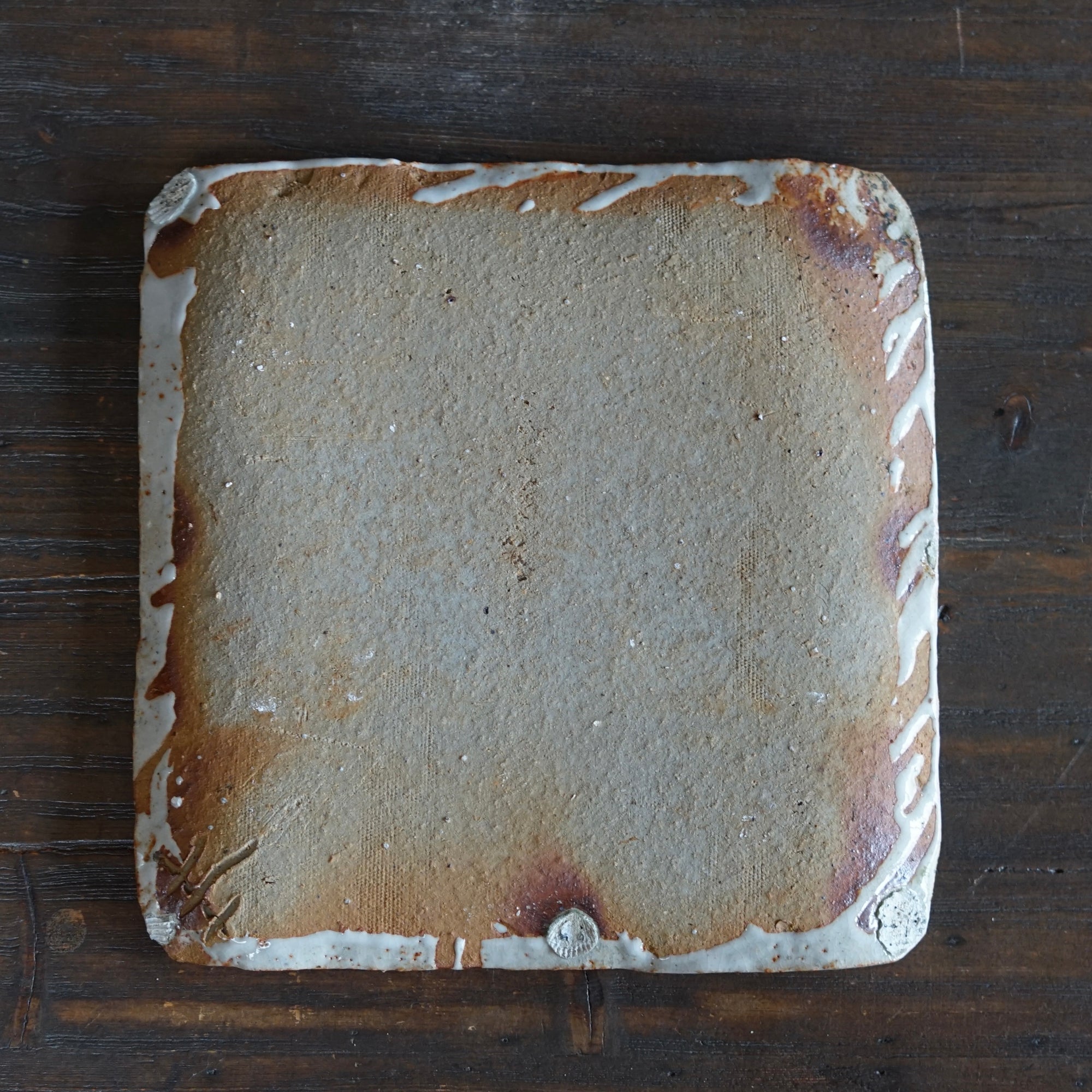 Wood Fired Large Square Plate #FQ727A