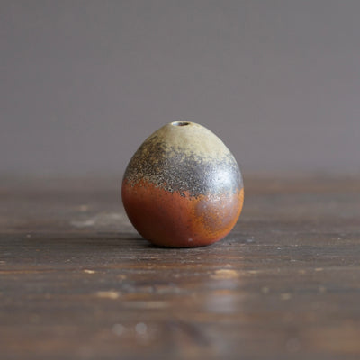 Wood Fired Seed Pod Bud Vase #KY250E