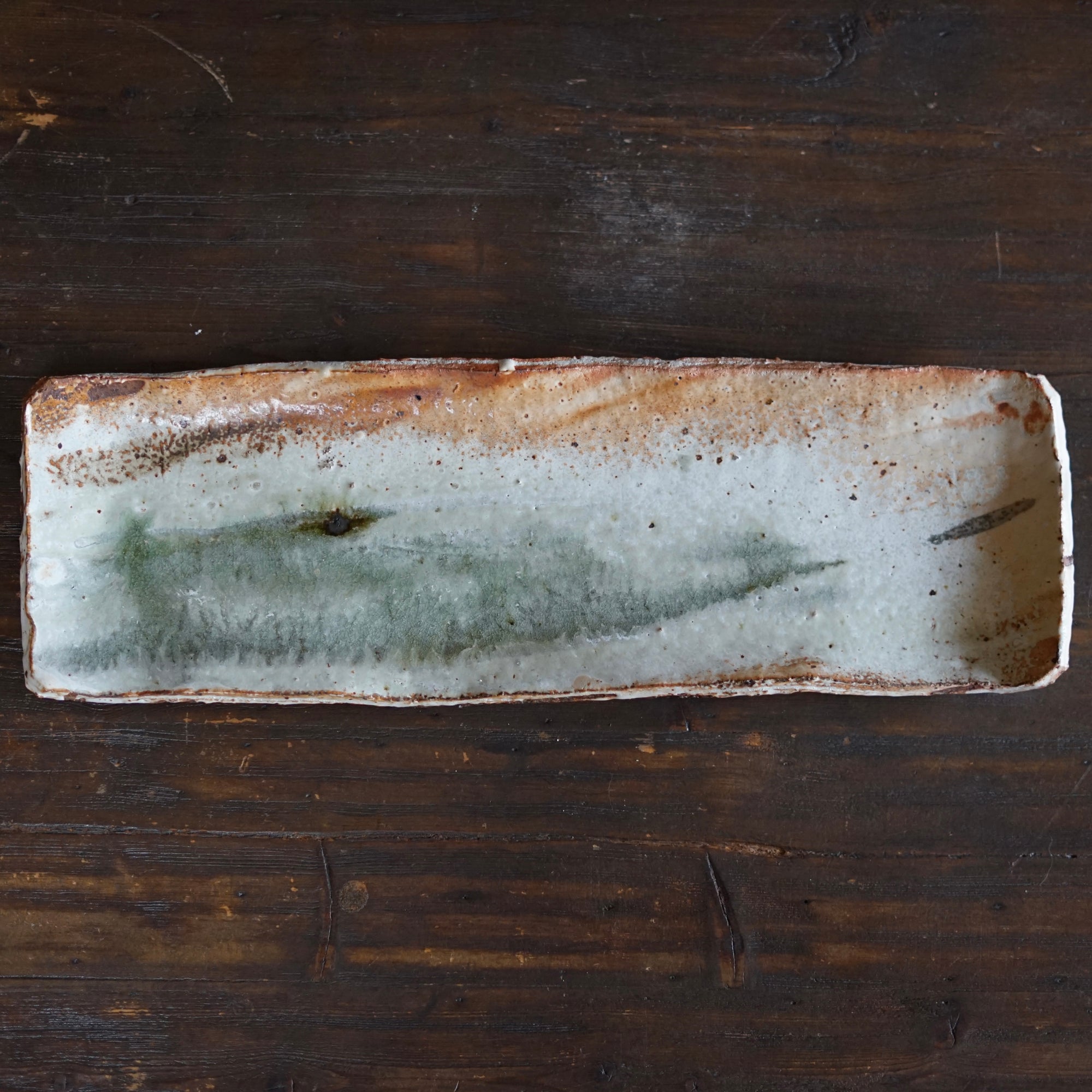 Wood Fired Rectangular Serving Plate #FQ728