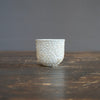 Carved White Sake Cup #LK755i