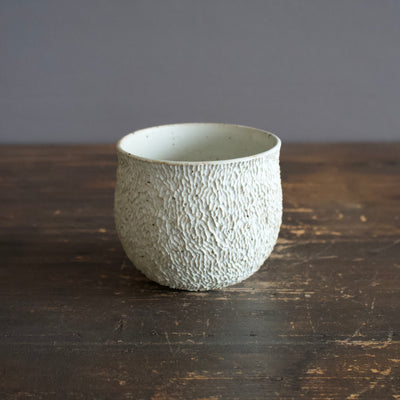 Carved White Bowl #LK759
