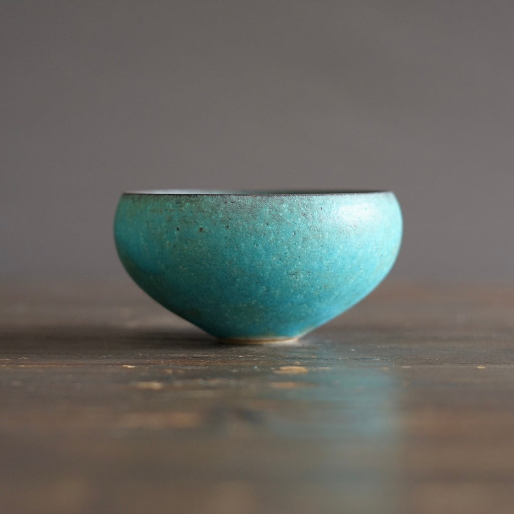 Turquoise Blue Medium Round Bowl #MS13C