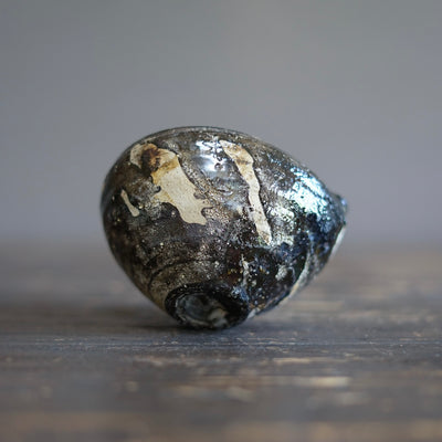 Gyokkaku Mashira Raku Spouted Bowl #AK59A