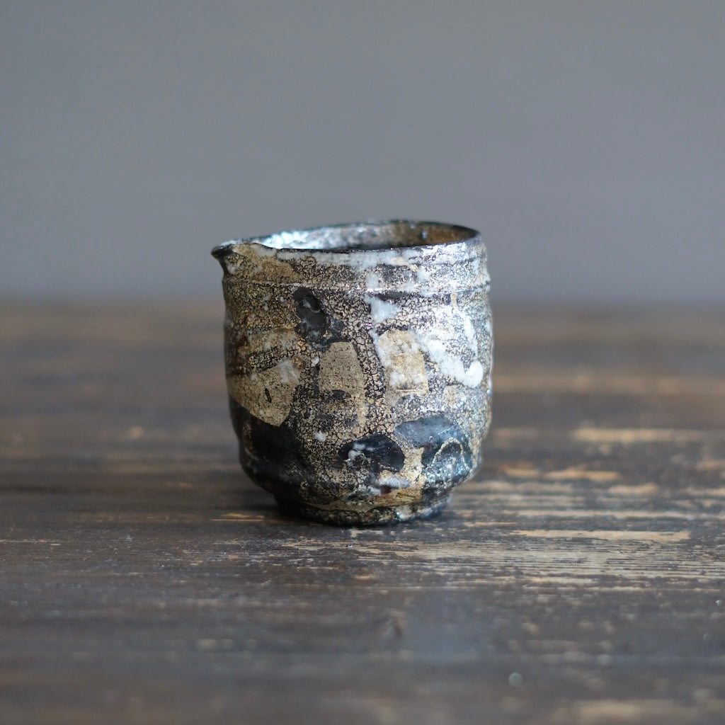 Gyokkaku Mashira Raku Spouted Bowl #AK59E