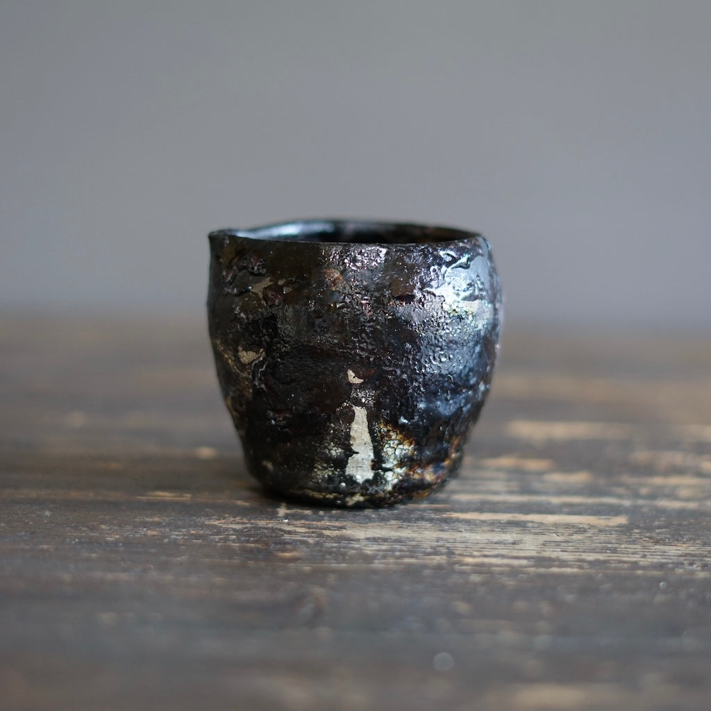 Gyokkaku Mashira Raku Spouted Bowl #AK59F