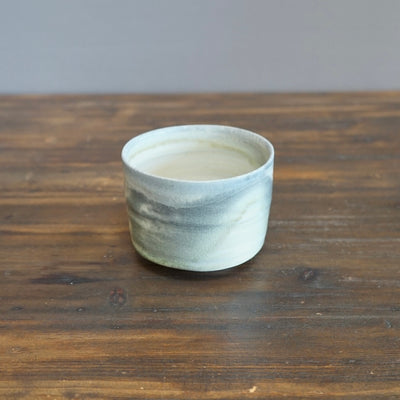 Fluted Flower Vase Peach / Brown #JT229
