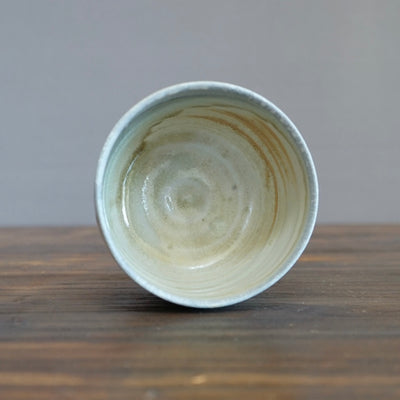 Fluted Flower Vase Peach / Brown #JT229