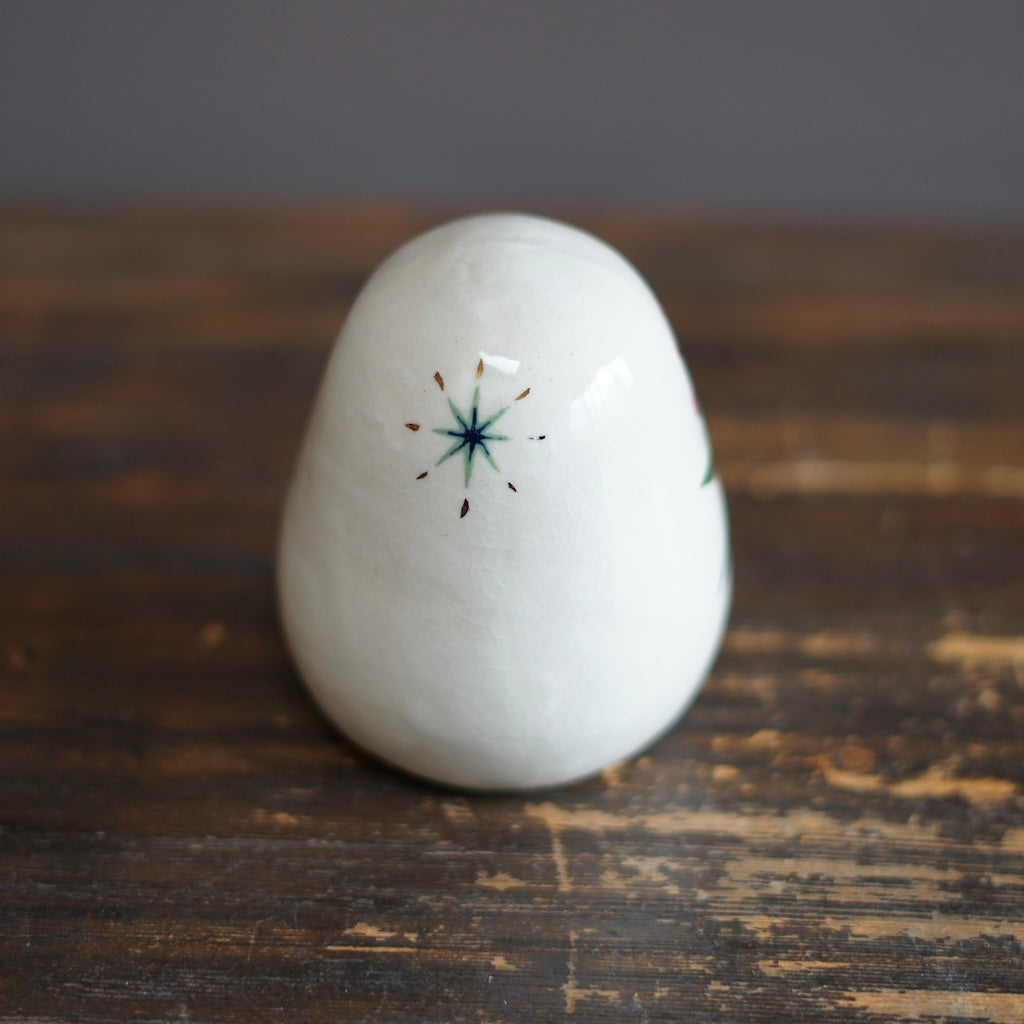 DARUMA Doll White Good Luck Holidays #OKA11