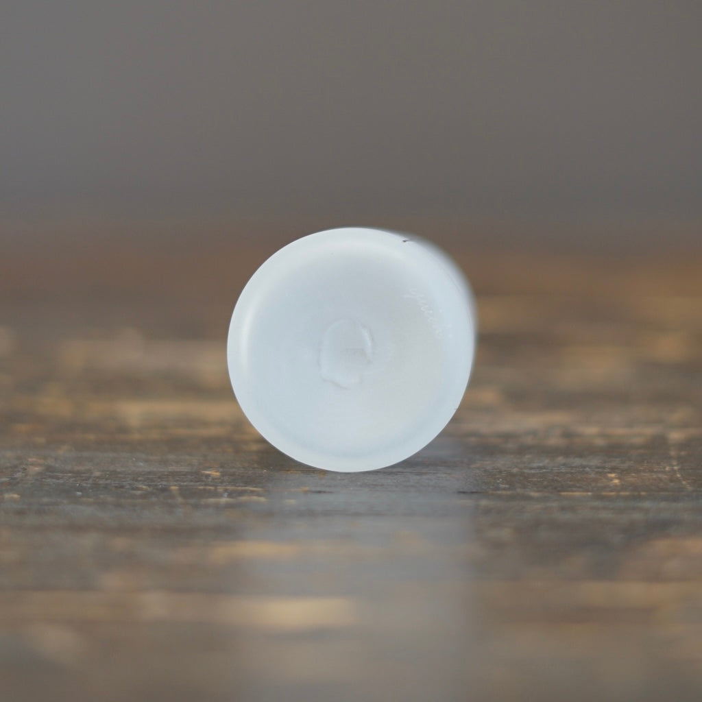 Tall Frosted Clear Line Bud Vase #YY21A