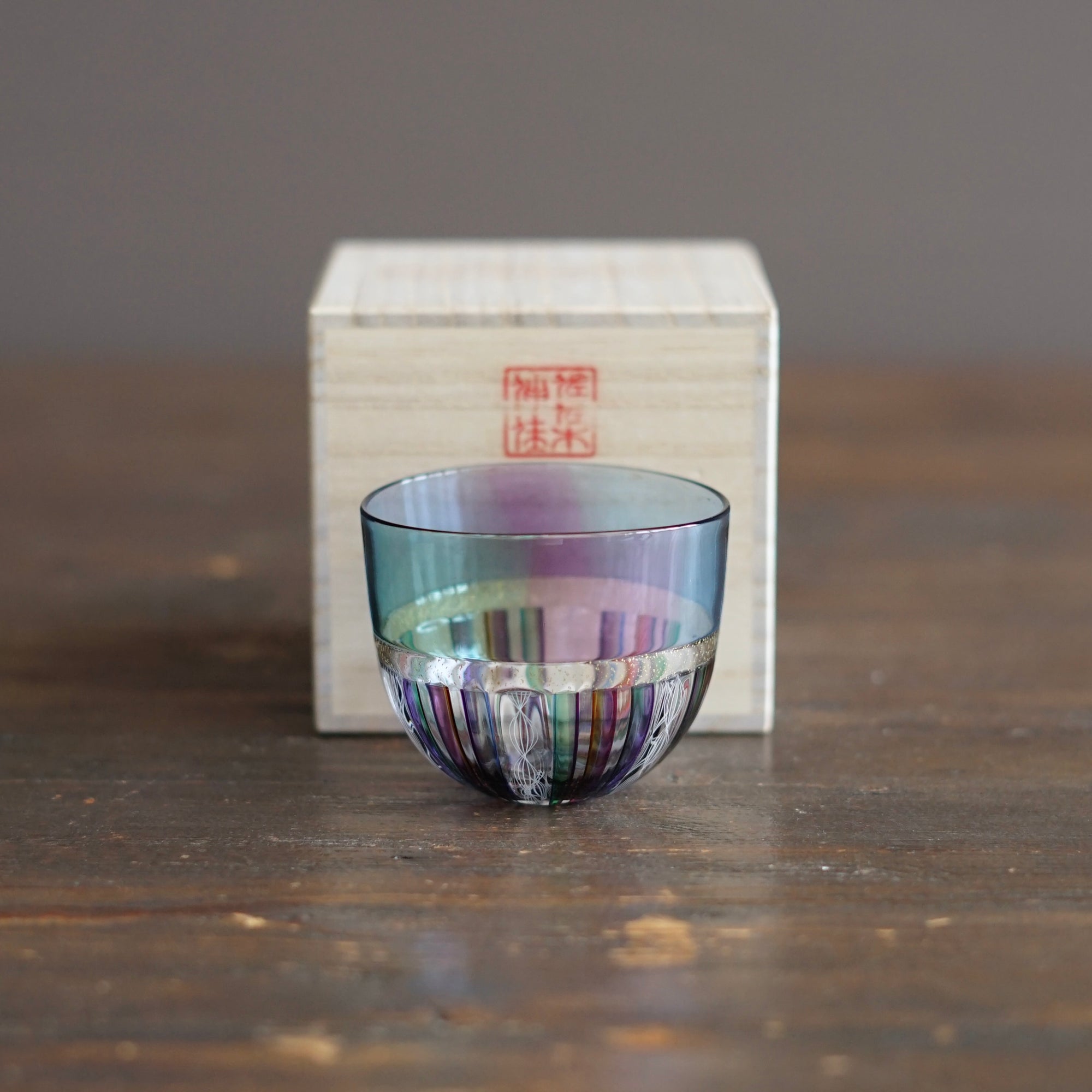 Rainbow Lace GUINOMI Sake Cup #NS30
