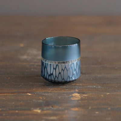 Multifaceted Teal GUINOMI Sake Cup #NS31