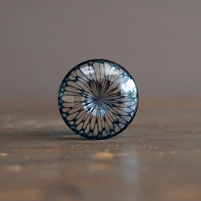 Multifaceted Teal GUINOMI Sake Cup #NS31