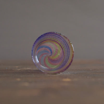 Twisted Rainbow Glass Cane Tumbler #NS35