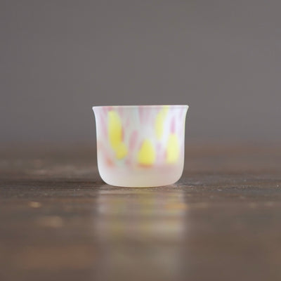 Frosted Glass GUINOMI Sake Cup #MZ6141