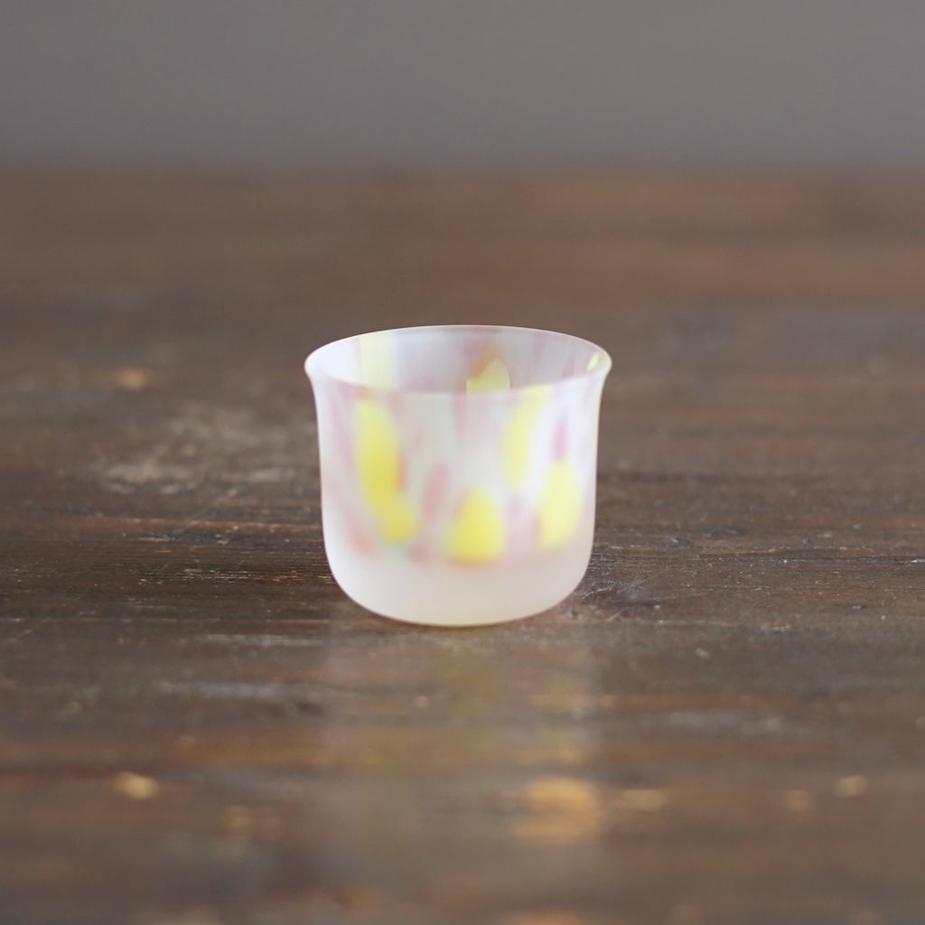 Frosted Glass GUINOMI Sake Cup #MZ6141