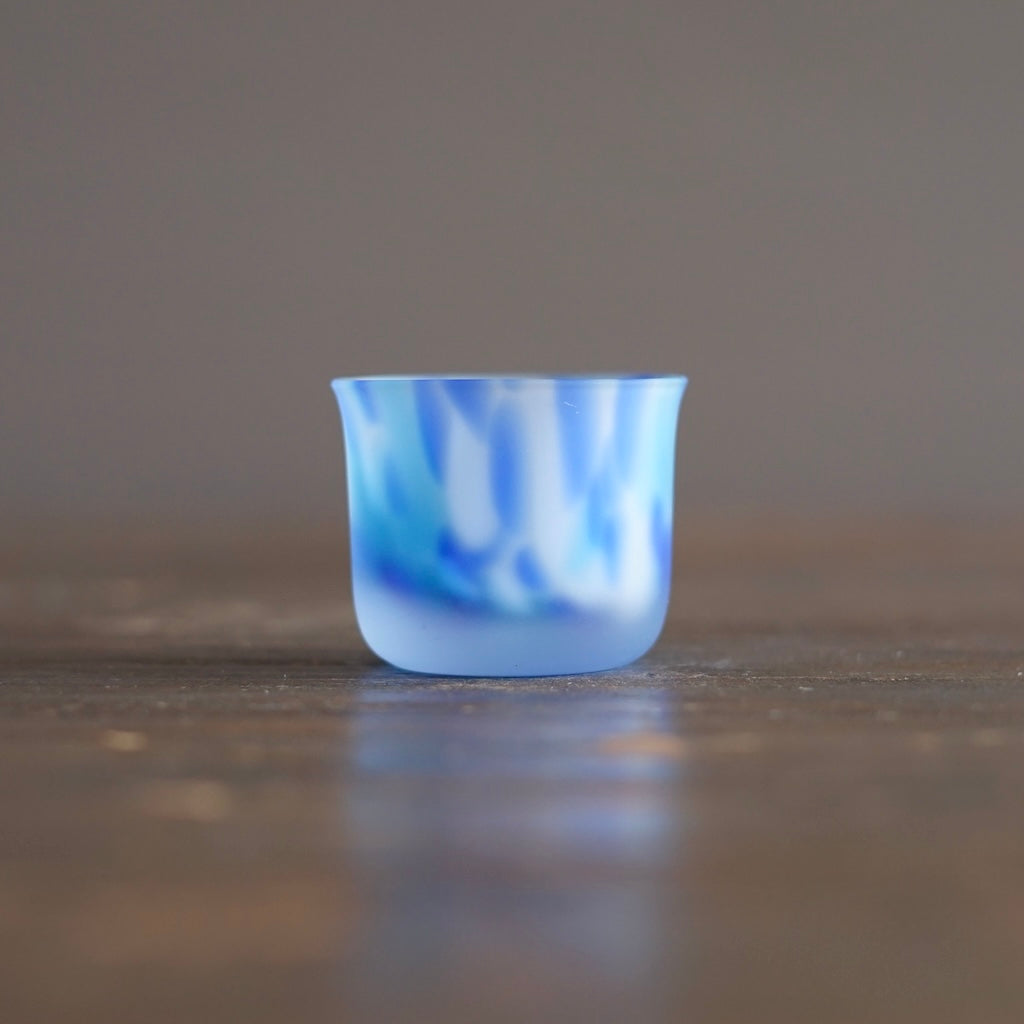 Frosted Glass GUINOMI Sake Cup #MZ6142