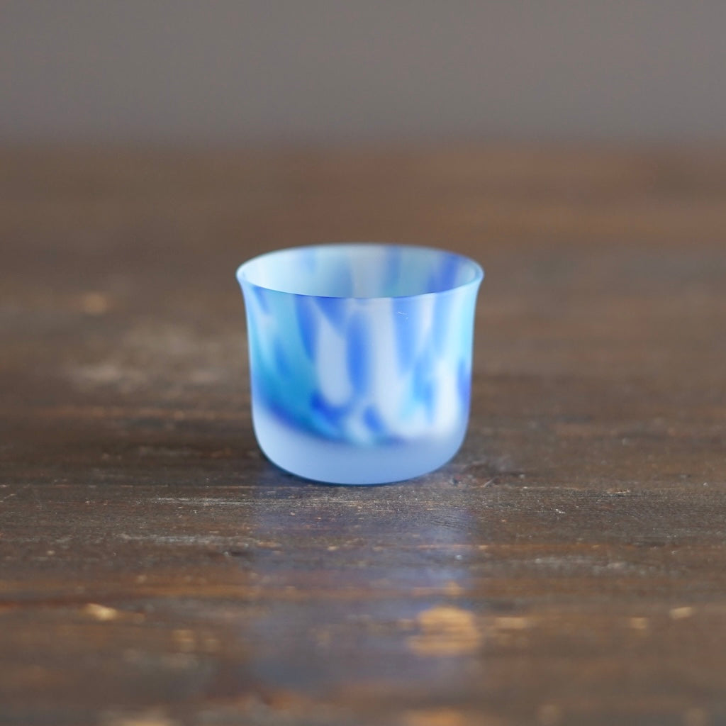 Frosted Glass GUINOMI Sake Cup #MZ6142