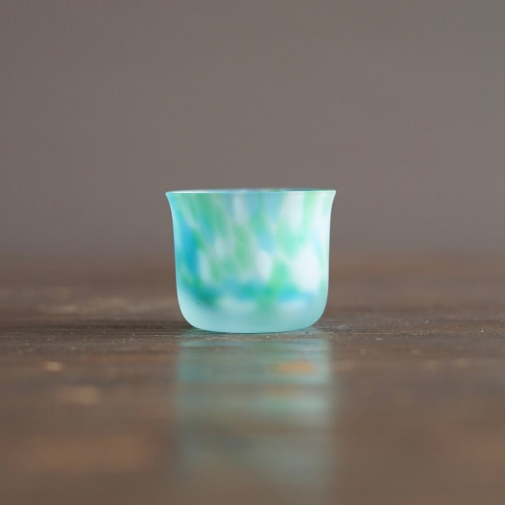 Frosted Glass GUINOMI Sake Cup #MZ6143