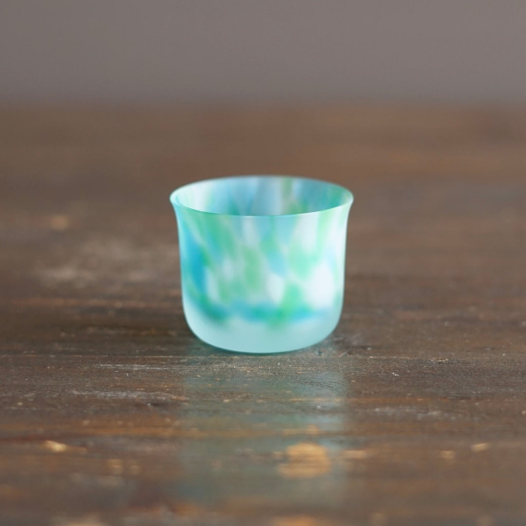Frosted Glass GUINOMI Sake Cup #MZ6143